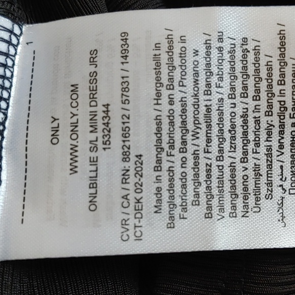 NWT Only Billie Black Halter Mini Dress Small - Picture 8 of 12